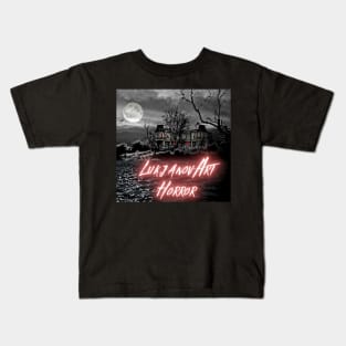 LukjanovArt Horror Scary Horror Stories Merch Kids T-Shirt